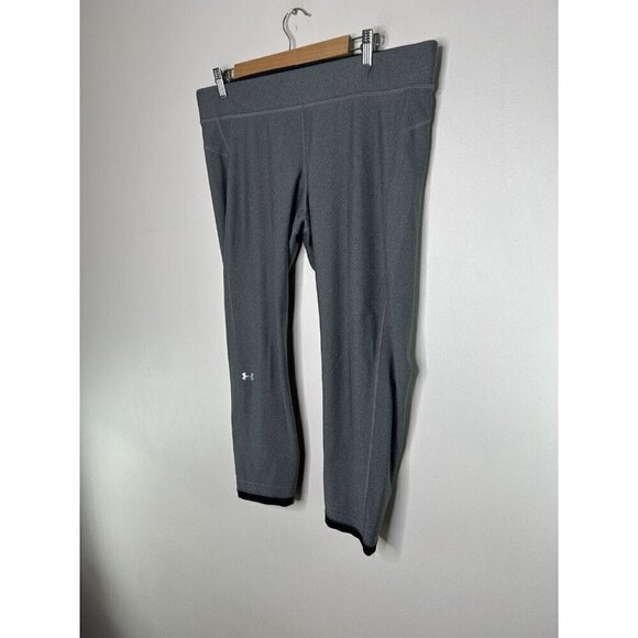 Under Armour Women HeatGear Armour Compression Ankle Crop Gray Size 2XL - Picture 4 of 11